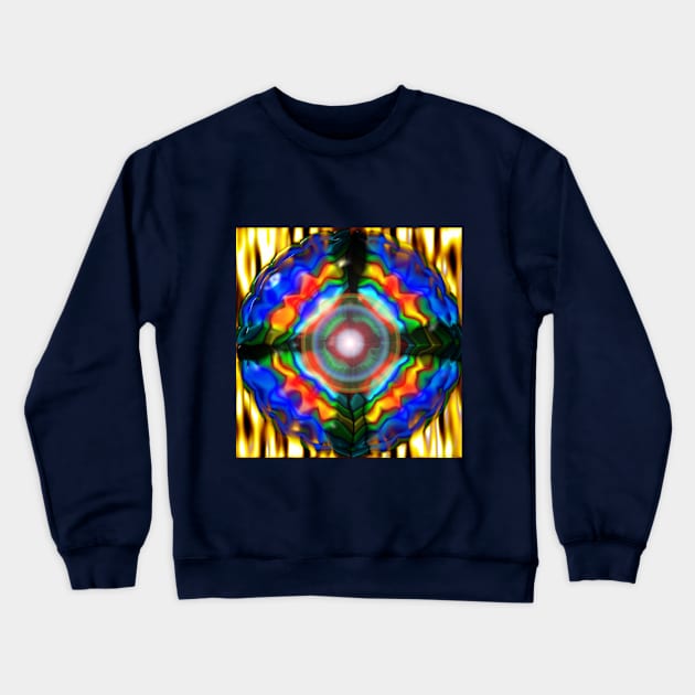 Holy Opal Cross Jewel Crewneck Sweatshirt by Phoenixxx1974